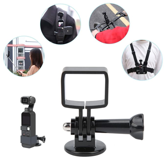 Verlengframe Bevestigingsbeugel Stand Adapter Set Accessoire voor DJI OSMO Pocket 12 gray