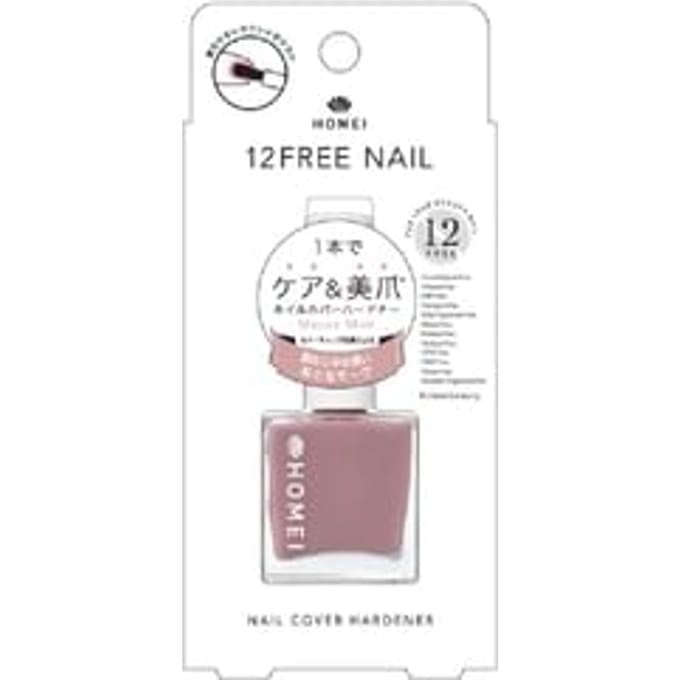 Homei - 12Free Nail Cover Hardener FN-7 Mauve Mist
