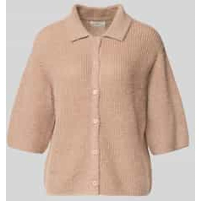 Vest met omgeslagen kraag