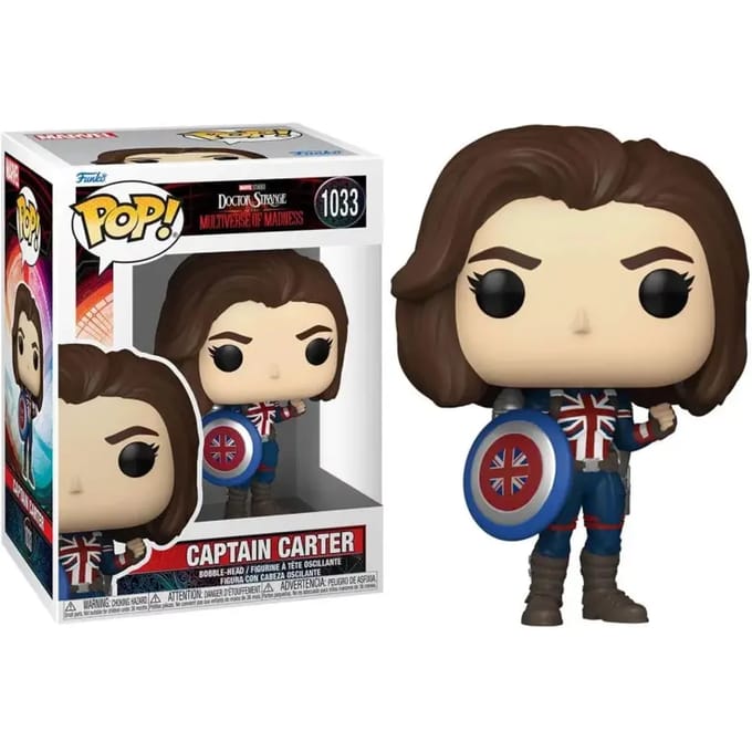 Beeldje Funko POP Marvel Doctor Strange Captain Carter