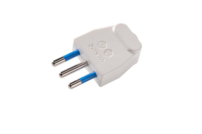 Martin Kaiser Italiaanse Stekker 10 Amp Type L Met Aardingscontact Wit - 851/ws [50 stuks]