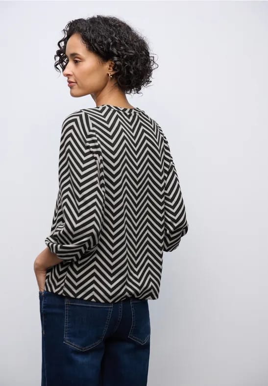 Gedessineerd jacquard shirt