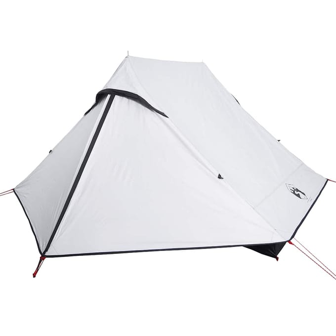 vidaXL - Tent - 2-persoons - waterdicht - verduisterend - stof - wit
