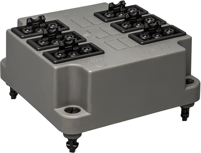 ABB 3640 Afdekking Met 6x GST18 3-Pool Connectoren - 1SPA007130F9545