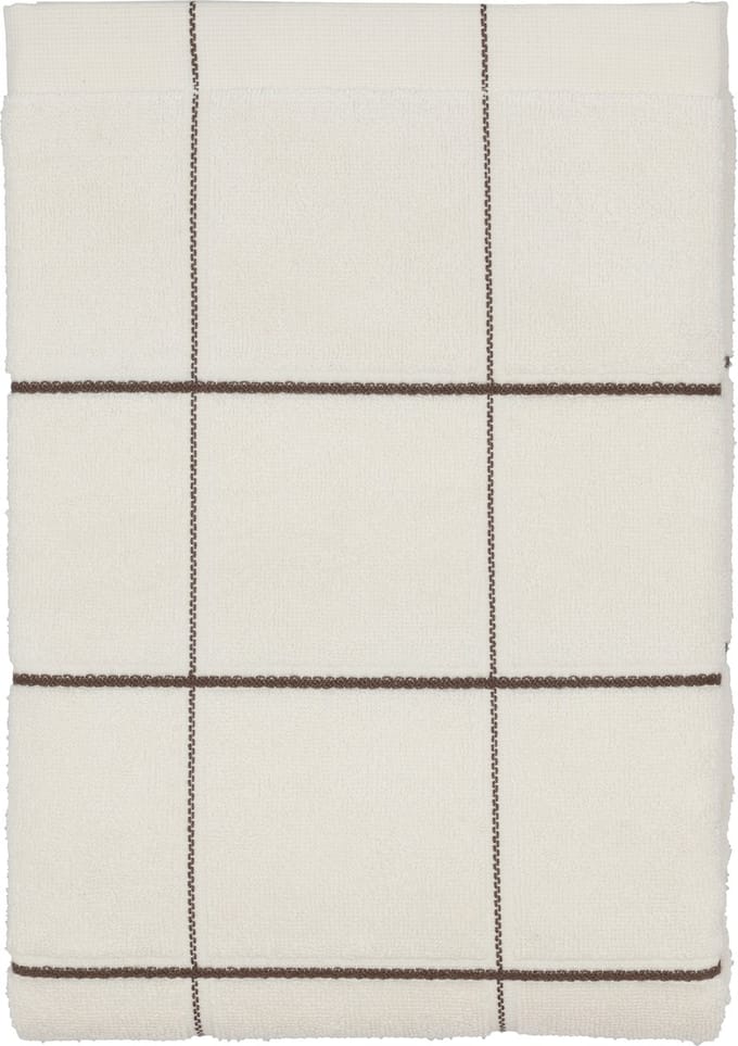 Södahl organic Vista Handdoek 70 x 140 cm Offwhite