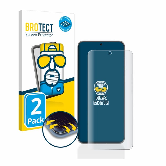 BROTECT - Screenprotector voor Huawei P60 Pro - Folie Beschermfolie matte volledig dekking 2 Stuks