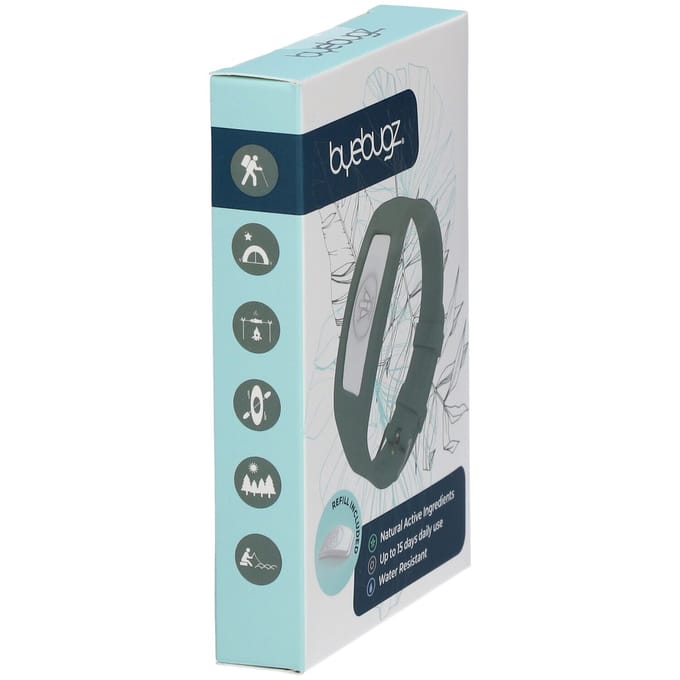 ByeBugz Anti-Insect Bangles Jungle Green 1 Armband
