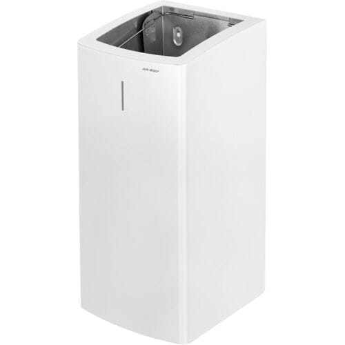 AIR-WOLF Afvalbak - 50 liter - RVS Wit