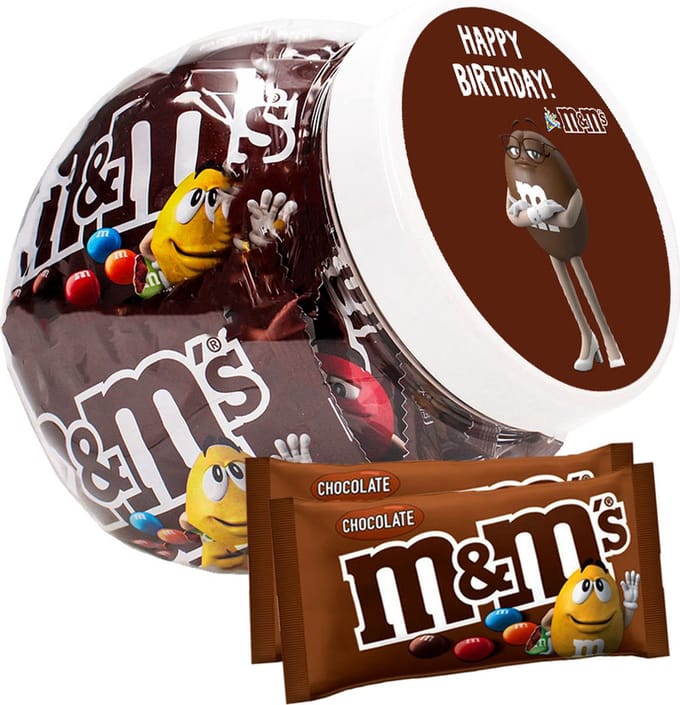 M&M's Chocolade - "Happy Birthday" - chocoladecadeau - verjaardagscadeau - verjaardag - 450g