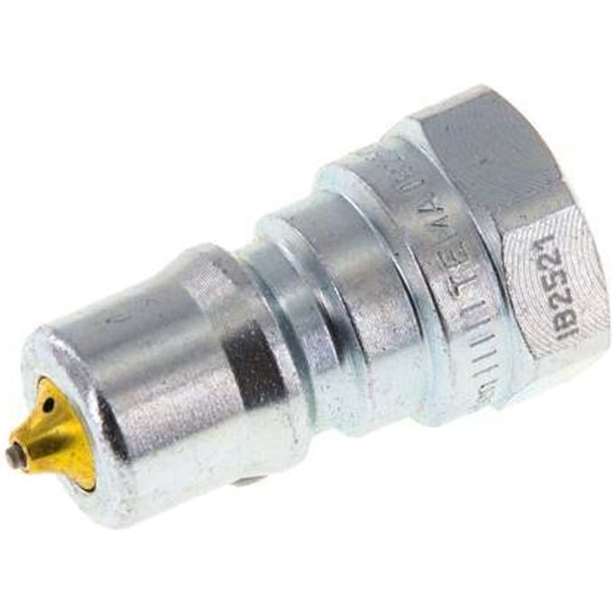 Stalen DN 6.3 Hydraulische Koppeling Insteeknippel G 1/4 inch Binnendraad Drukontlasting ISO 7241-1 B D 14.2mm