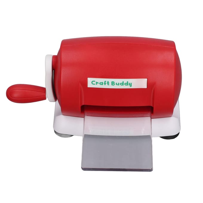 Stansmachine Embossing Machine Handmatige Stansmachine Hand Embossing Machine voor Scrapbooking Kaarten Maken red