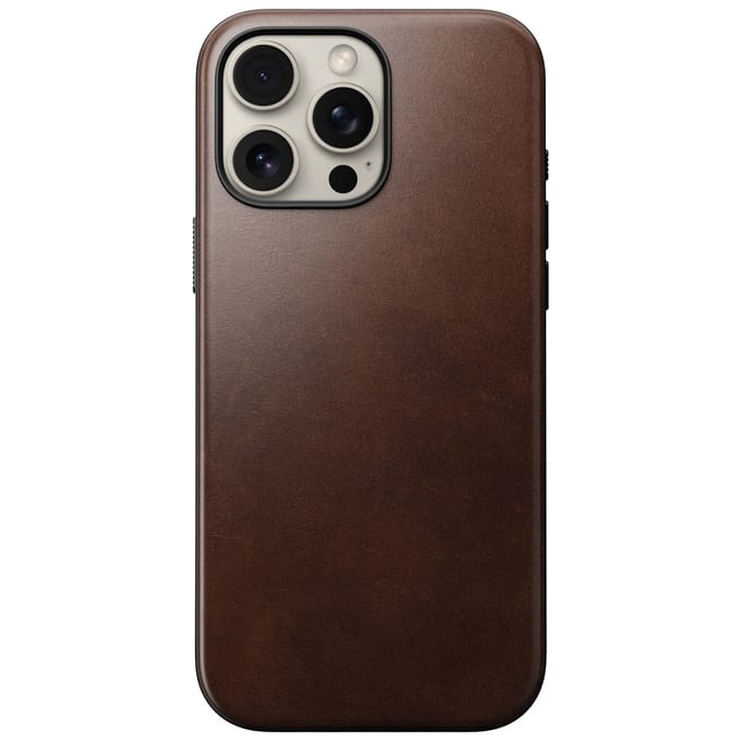 Nomad Modern Leather Case - iPhone 16 Pro Max | Horween - Bruin