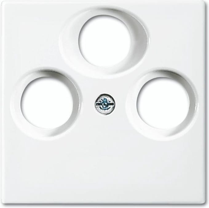 Busch-Jaeger 1743-03-914 Televisie, radio, satelliet Afdekking Busch-balance SI Alpine-wit 1 stuk(s)