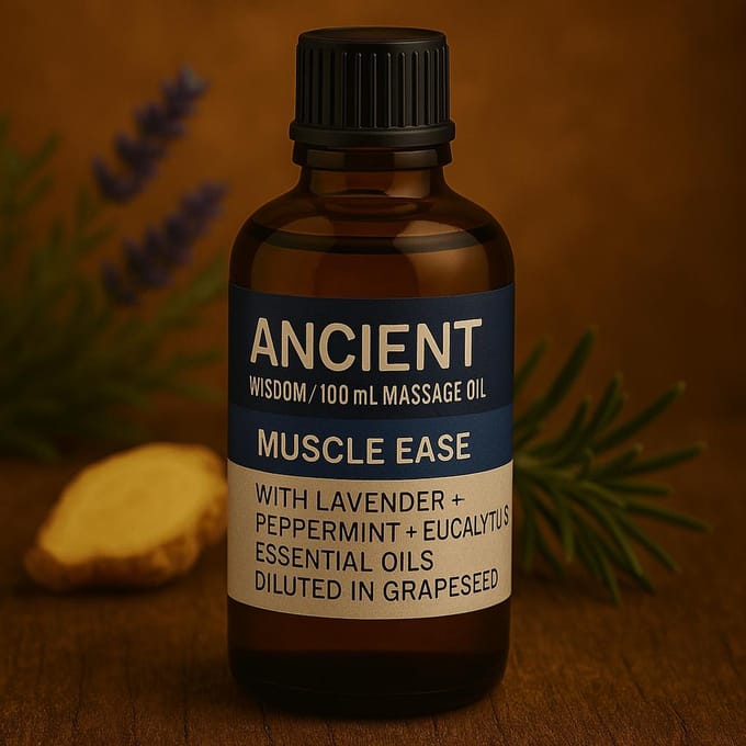 Massage Olie - Spier Verzachtend - 100ml - Bad olie - Aromatherapie