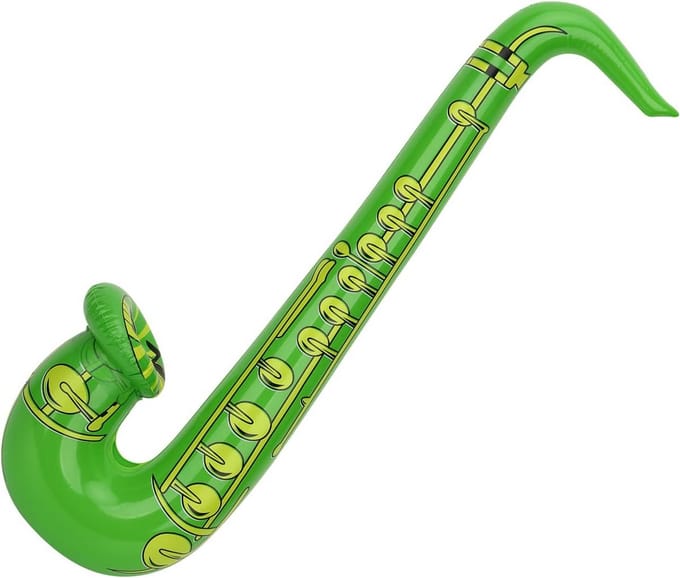 Opblaasbare Muziekinstrumenten Saxofoon Speelgoed voor Feesten en Versiering