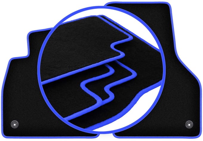 CARLUX-BLUE automatten voor: Audi TT III coupé (2015-)