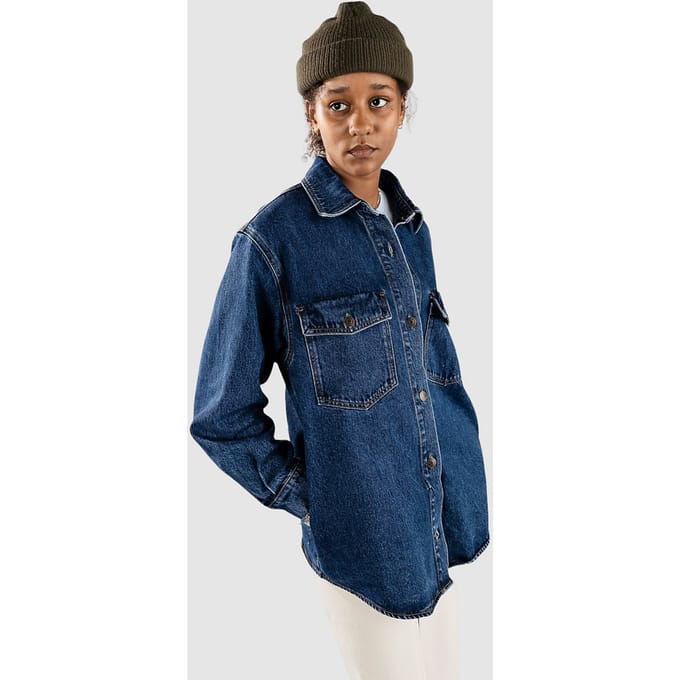 Rhythm Oversized Denim Jas blauw