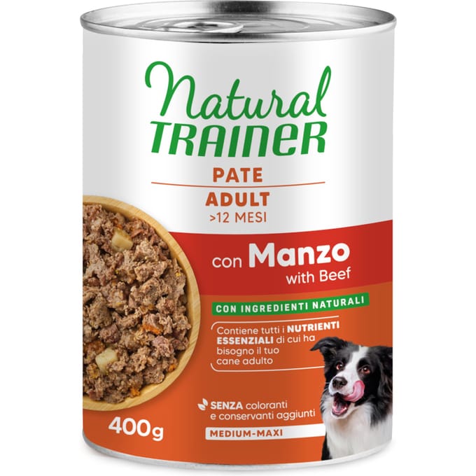 Natural Trainer Volwassen Medium/Maxi 6 x 400 g - 6 x 400 g Rund