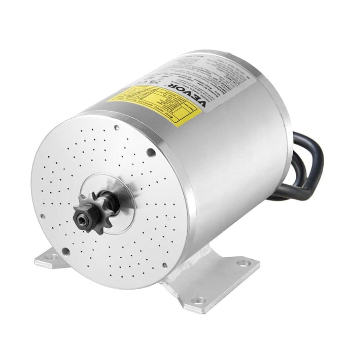 1800W Elektrische Borstelloze DC Motor Kit 48V 4500rpm Motor met Controller
