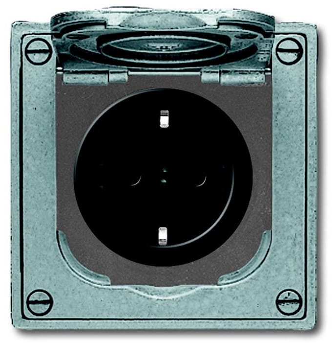 ABB Busch-Jaeger All-weather IP44 Wandcontactdoos (schakelmateriaal)
