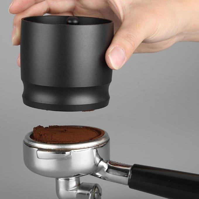 Roestvrij Staal Koffie Tamper Poeder Schep 58mm voor EK43 Koffiemolen Koffiemolen Accessoire black