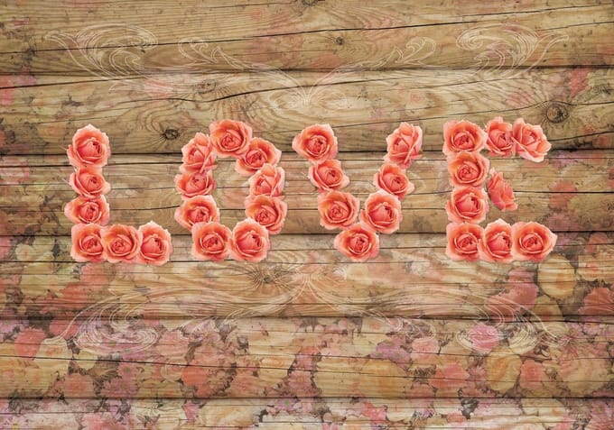 Love Photo Wallcovering