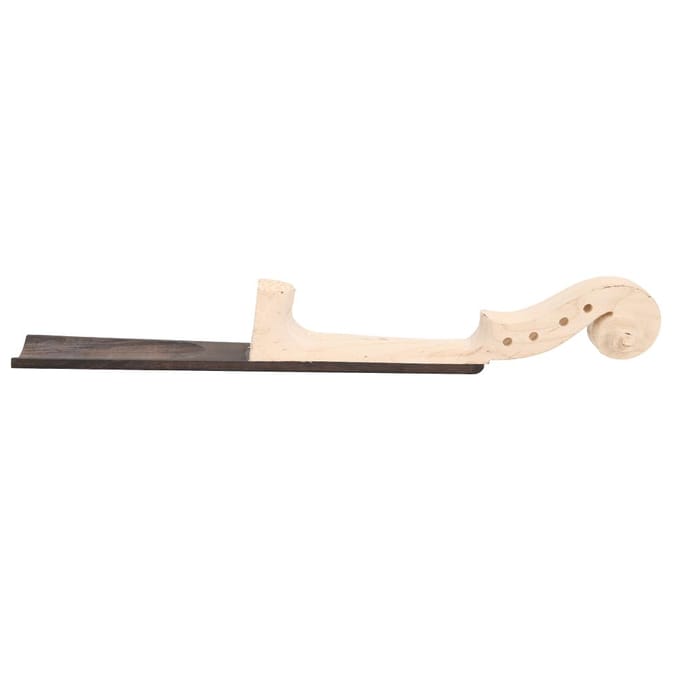 Vioolhals Ahorn met Ebben Toets Zwart 44 Muziekinstrument Accessoires Vioolhals beige
