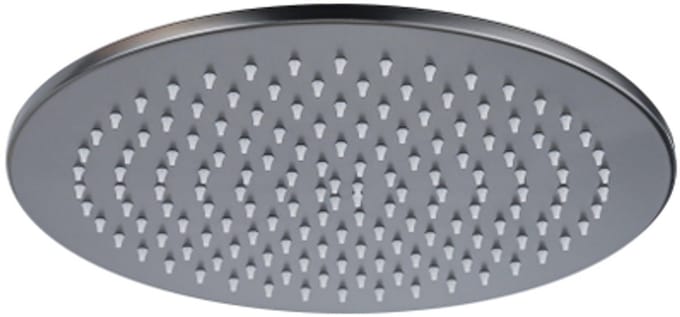 FugaFlow Eccelente Acces Hoofddouche 30cm rond 6mm Geborsteld Gunmetal PVD