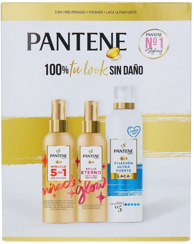 Pantene Pro-V Damage-Free Look Cadeauset - 650 ml