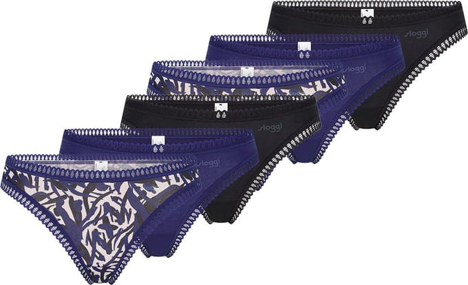 sloggi Dames string 6 pack GO Crush