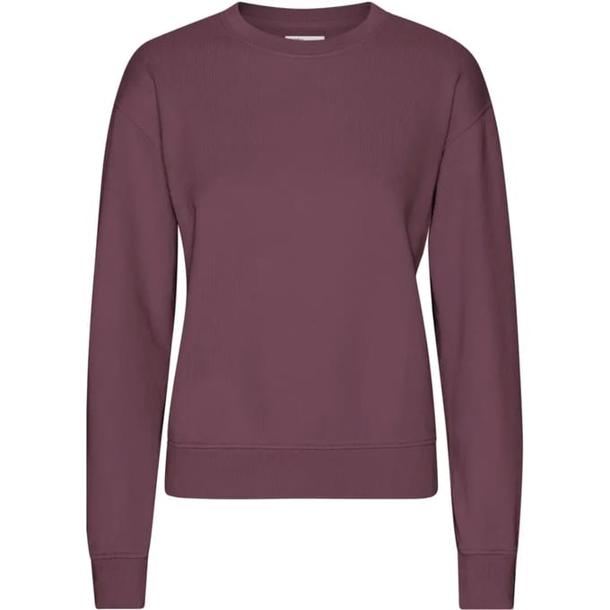 Dames sweatshirt met ronde hals Colorful Standard Classic Organic Dusty Plum