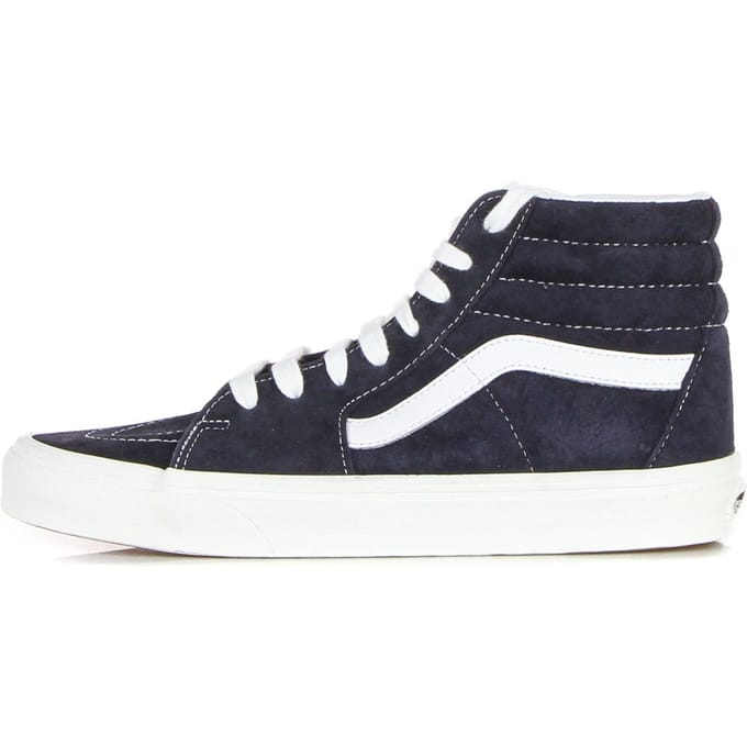Sk8-hi Hoge herenschoen (varkenssuede) Middenblauw/wit