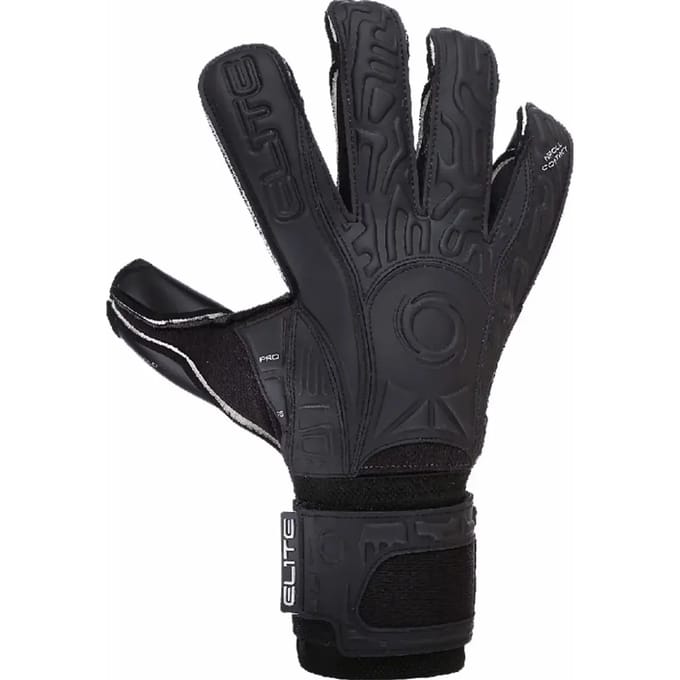 Elite Sport Black Solo Keepershandschoenen - Zwart | Maat: 8
