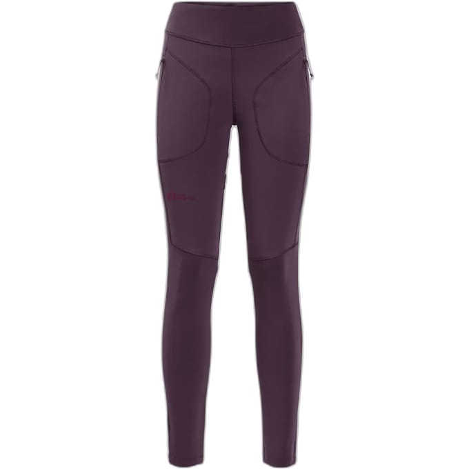 Jack Wolfskin Salmaster Pants W, Vrouwen, Purper, Broek, maat: M
