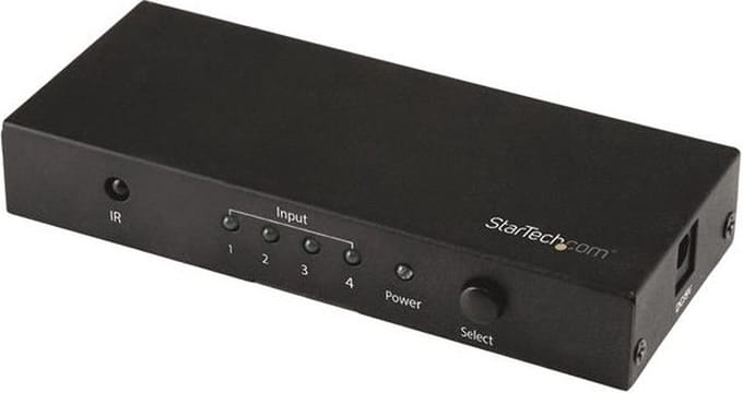 StarTech.com 4-Port HDMI Switch - 4K HDMI Switch Box - Ultra HD 4K 60Hz