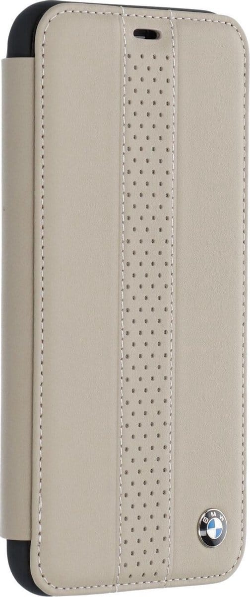BMW Bruin iPhone Xs Max - Book Case - Stijlvol - Leer - Pashouder