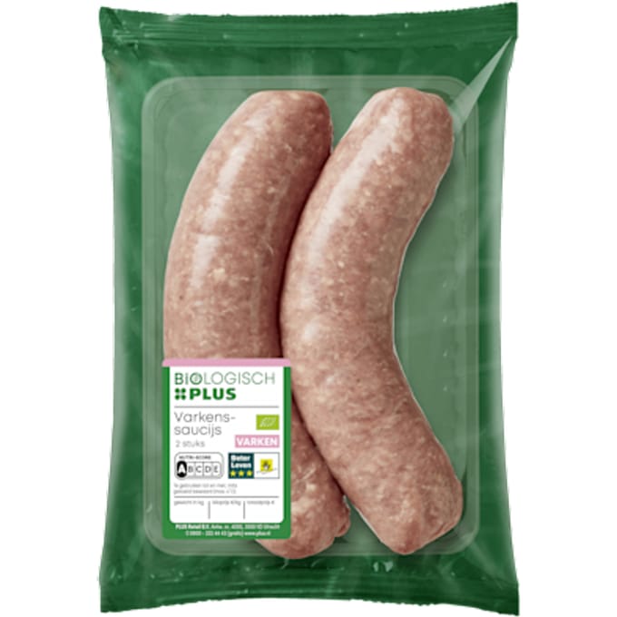 Varkenssaucijs 2 stuks