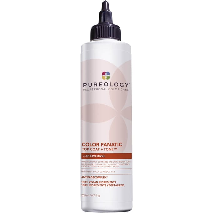 Pureology Hydrate Shampoo, Conditioner and Top Coat & Tone Routine for Neutralising and Hydrating Copper Hair