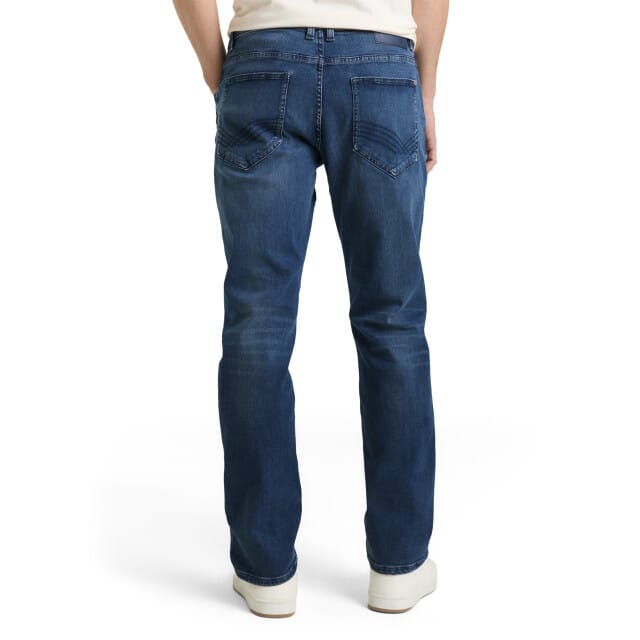 Tom Tailor - TTMARVIN STRAIGHT-jeans met superstretch - Maat 31/34 - Used Dark Stone Blue Denim