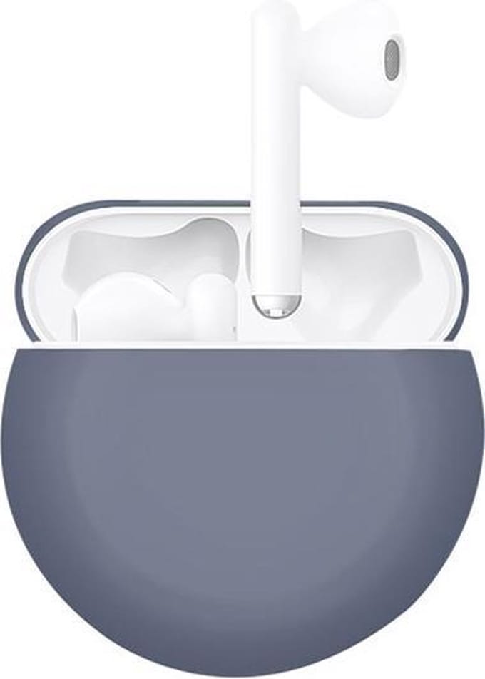 By Qubix - Huawei FreeBuds 3 siliconen hoesje - liquid series - paars