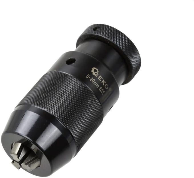 GEKO Snelspanboorkop - Zelfklemmend - Geschikt voor 5-20 mm - B22 aansluiting