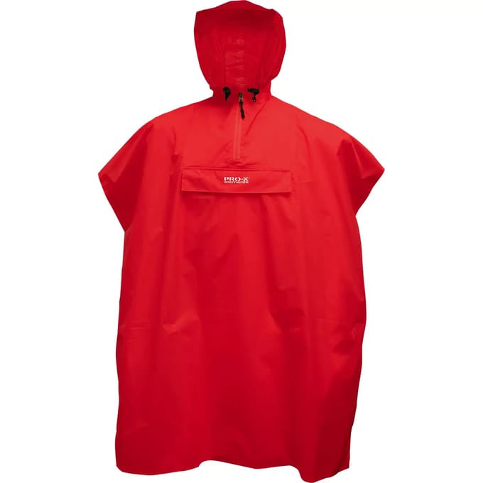 Pro-x Elements Fietsponcho Dablo Polyamide Rood Maat Xs/s