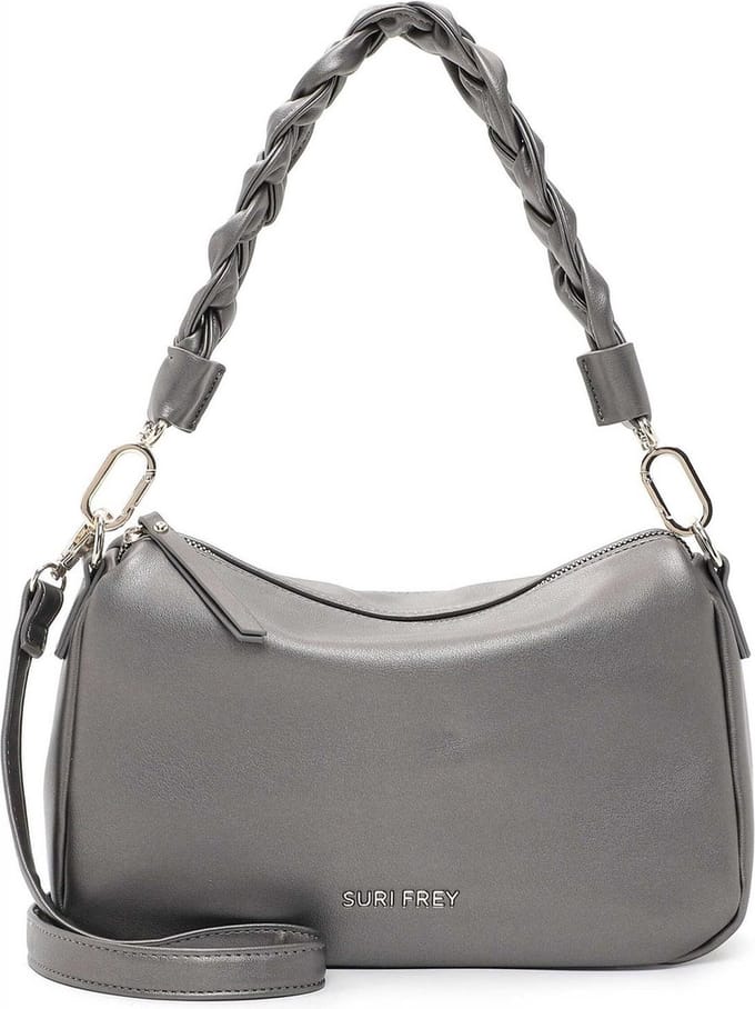 SURI FREY Schoudertas Tiffany Handbag Darksilver Grijs