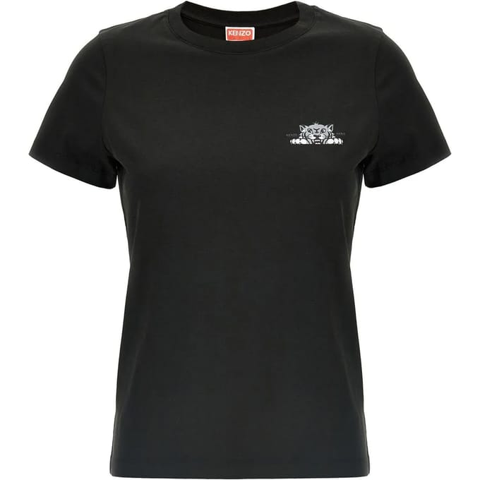 T-shirt met Happy Tiger-logo