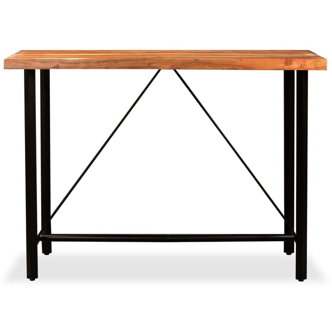 vidaXL - 7-delige - Barset - massief - acaciahout - en - gerecycled - hout