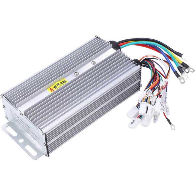 Elektrische Fiets Borstelloze Controller 3000W Borstelloze Gemodificeerde Controller voor 60V 72V Elektrisch gray