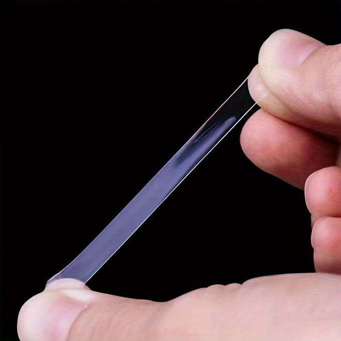 60 pièces Pâte à Fixer Transparente, Pastilles Adhésives Acryliques Sans Traces pour Poupées & Usage de Bureau gray
