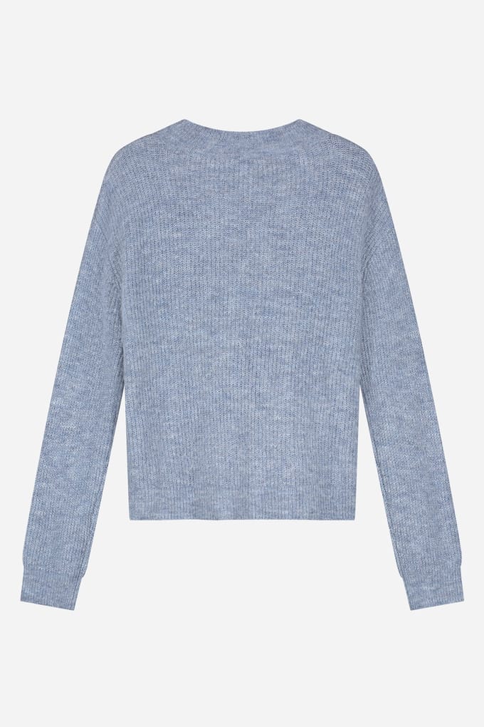 We Are Labels Nous Sommes Labels – Bennie Alpaca Knit 2.0 Light Blue Taglia: S | Maglioni a maglia Outlet | Donna | Blu