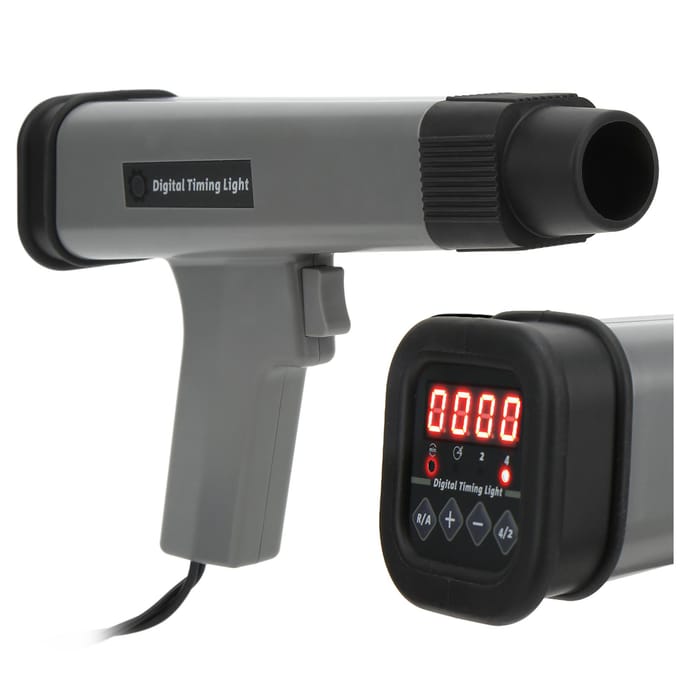 Digitale Motor Timing Light Inductieve Stroboscoop Timing Light 12V Ontstekingstiming Light voor Auto wit