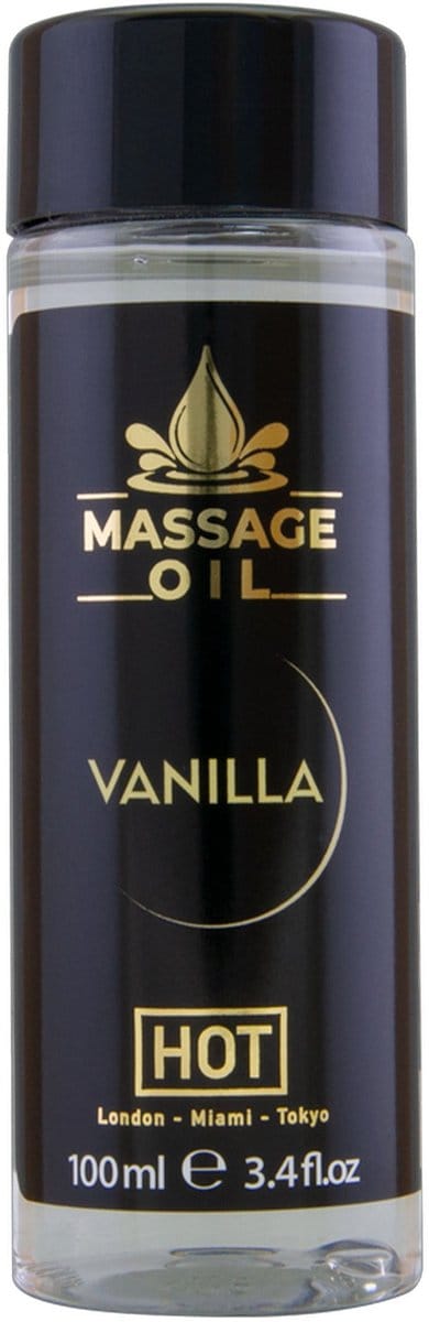 Hot - Vanilla 100ml Massage olie - Transparant